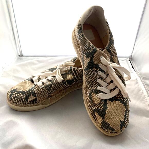 Dolce Vita Madox Snake Print Sneaker 9.5 - Picture 3 of 6